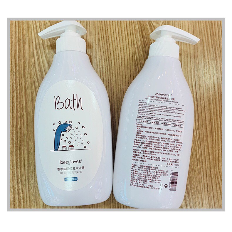 Combo 2 chai Sữa Tắm Bath Joeeyloves Nội Địa Trung Dưỡng Ẩm, Mịn Da